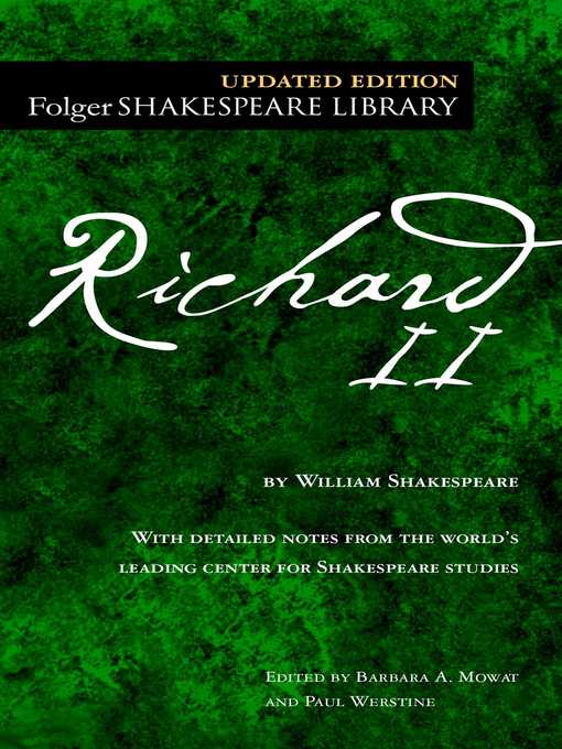 Title details for Richard II by William Shakespeare - Wait list